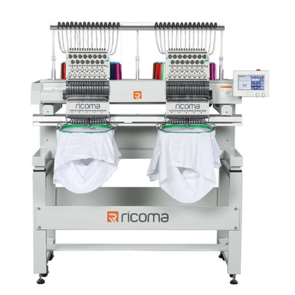 Ricoma MT-1502TC-7S Пятьнадцатиигольная двухголовая вышивальная машина 