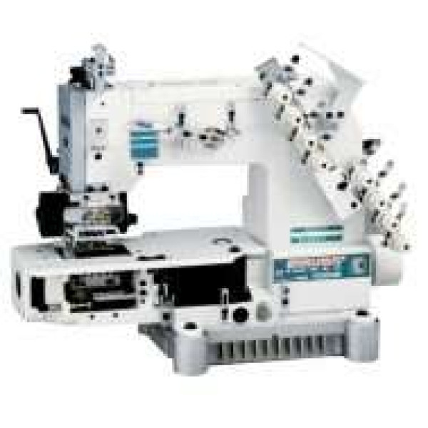 Siruba VC008-04085P/VCE/RL, VC008-04095P/VCE/RL, VC008-04127P/VCE/RL  Четырехигольная машина цепного стежка с цилиндрической платформой