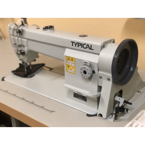 Typical GC6-7D Одноигольная машина с тройным транспортом для кожи и тяжелых тканей
