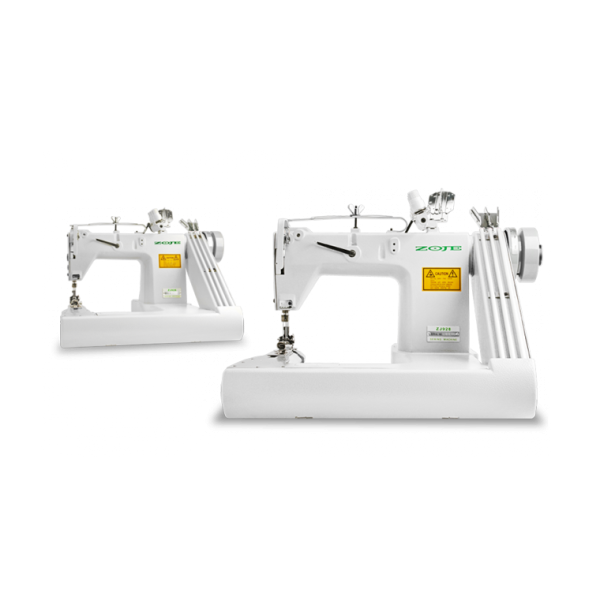Zoje ZJ928H-PL Трьохголкова  машина ланцюгового стібка з П-подібною платформою