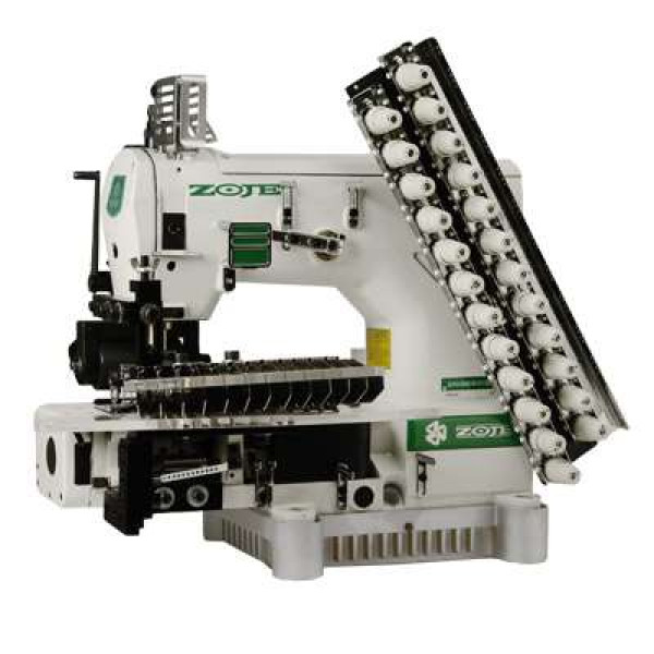 Zoje ZJ1414-100-403-601-613-12064 Дванадцятиголкова з циліндричною платформою двониткового ланцюгового стібка