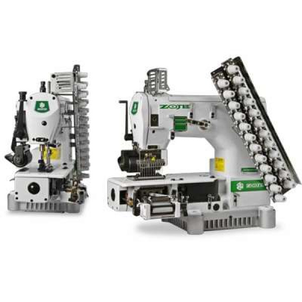 Zoje ZJ1414-100-403-601-615-12064 Дванадцятиголкова з циліндричною платформою однониткового ланцюгового стібка
